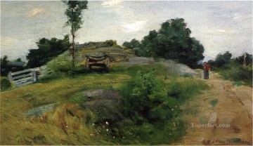  Connecticut Obras - Escena de Connecticut paisaje impresionista Julian Alden Weir